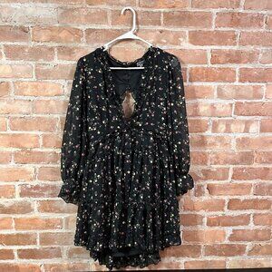 Black Open-Back Dress